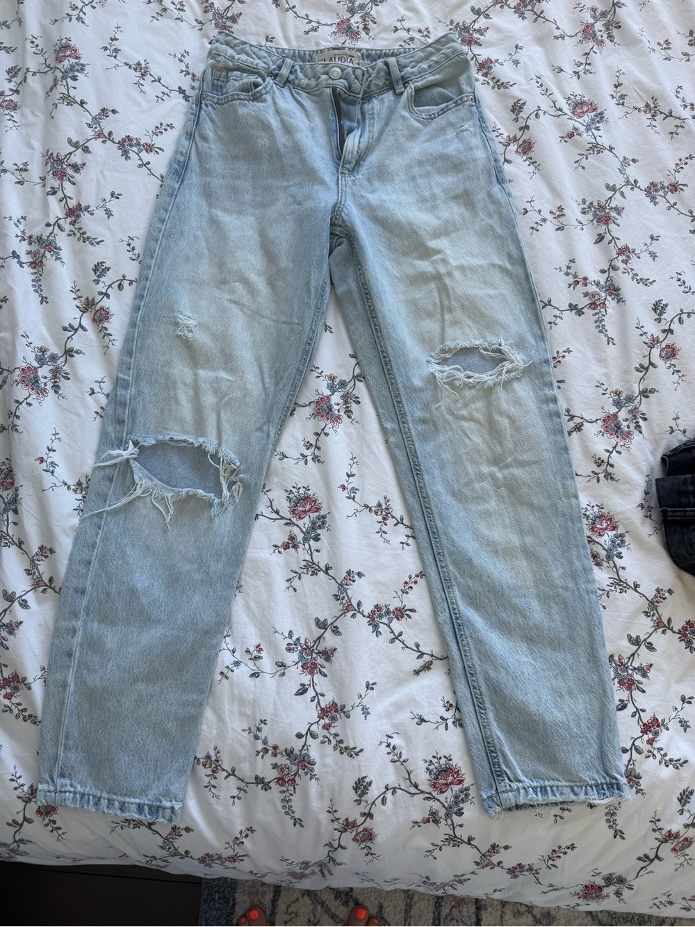 Dynamite Claudia Mom Jeans Light Wash sz 26